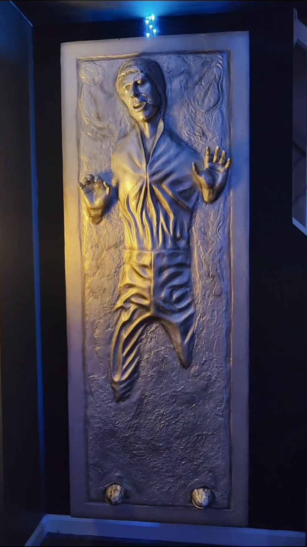 Life Size Han Solo frozen in carbonite 🔥 #starwars #hansolo