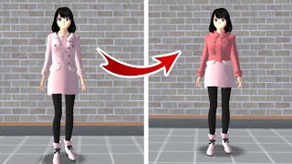 tutorial menggabungkan 2 baju di sakura school simulator screenshot 3