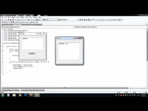 Passing Textbox Text to another form in Visual C# (CSharp)