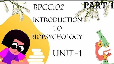 BPCC102/UNIT-1/INTRODUCTION TO BIOPSYCHOLOGY/IGNOU [BAPCH]/PART-1