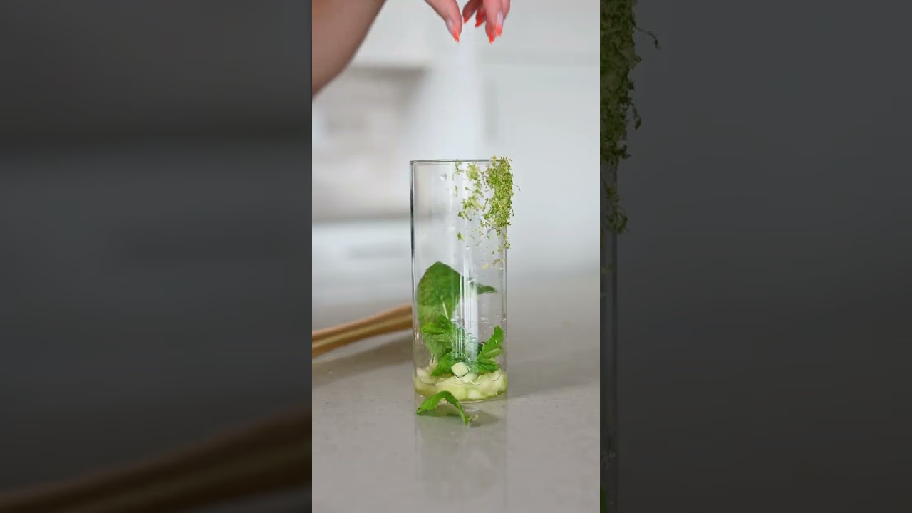 cucumber mojito mocktail 🥒🌱