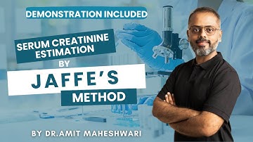 Estimation of Serum Creatinine By Jaffe