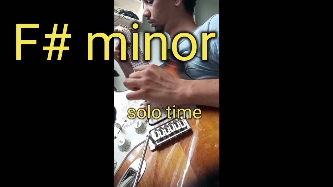 Guitar backing track 2024 F# Minor Momentum (Baraa Ihab براء ايهاب)