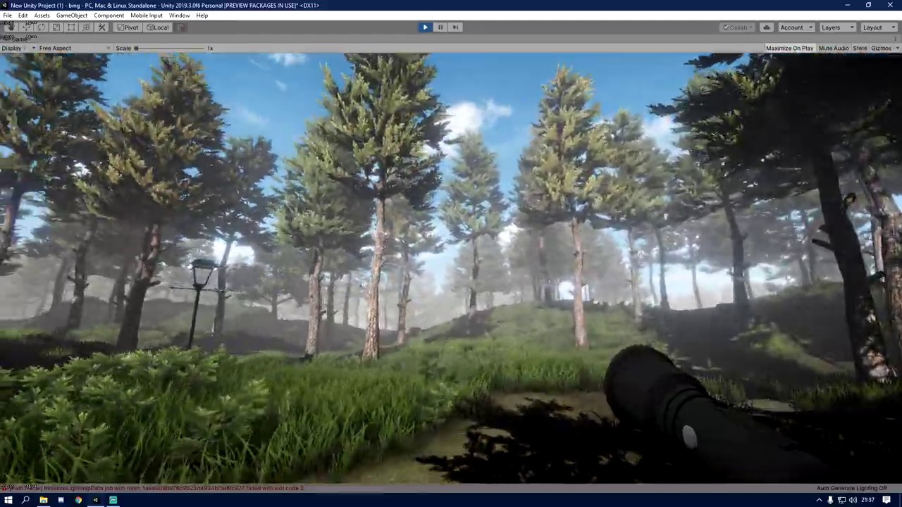 Unity environment (Level 3 Games course) - YouTube