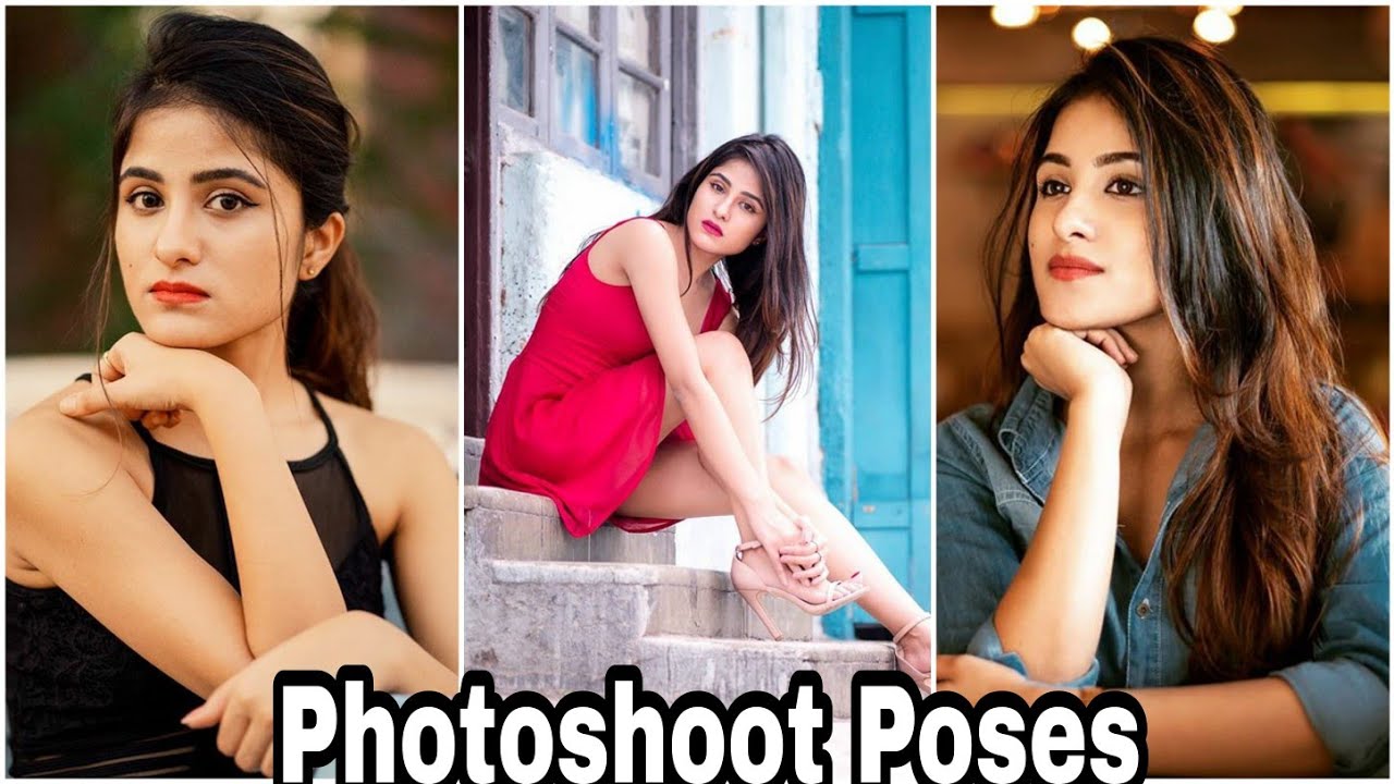 Different photoshoot poses for girls ❤️
