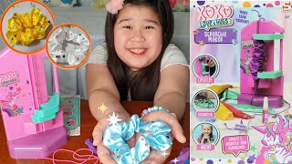 How to Make a Scrunchie | XOXO Love and Hugs Scrunchie Maker Unboxing and Toy Review