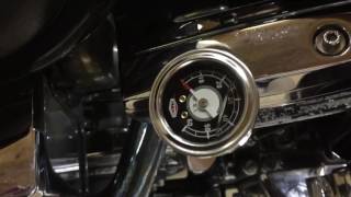 ハーレー 油圧計 FXDL ダイナ 三拍子