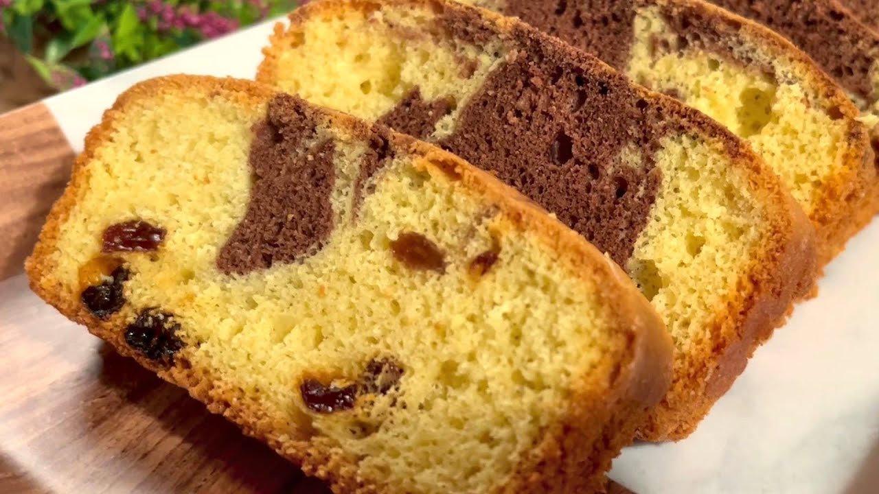 HOW TO make a perfect MARBLE POUND CAKE Insanely good POUND CAKE Cook and flip YouTube