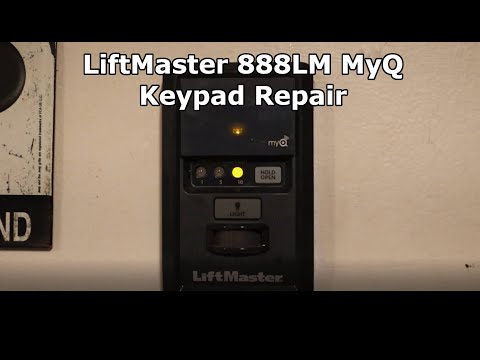 Fix a Wonky Liftmaster MyQ 888LM Wall Control Panel