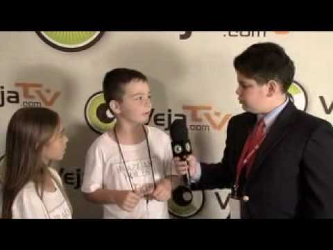 Jr. Reporter Adam interviews Gabby and Corey at Th...