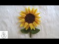 How To NEEDLE FELT A Sunflower