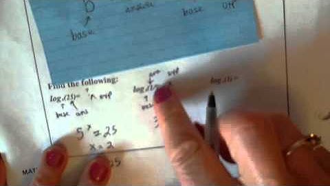 Week 4: Evaluating Logarithms, part 2