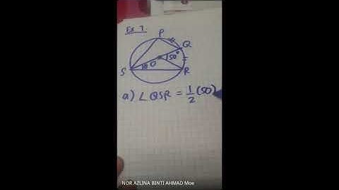 MATHEMATICS FORM 3 CHAPTER 6 : ANGLES AND TANGENTS OF CIRCLES