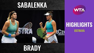 Aryna Sabalenka Vs Jennifer Brady 2020 Ostrava Semifinal Wta Highlights Youtube Aryna Sabalenka Vs Jennifer Brady 2020 Ostrava Semifinal Wta Highlights Youtube