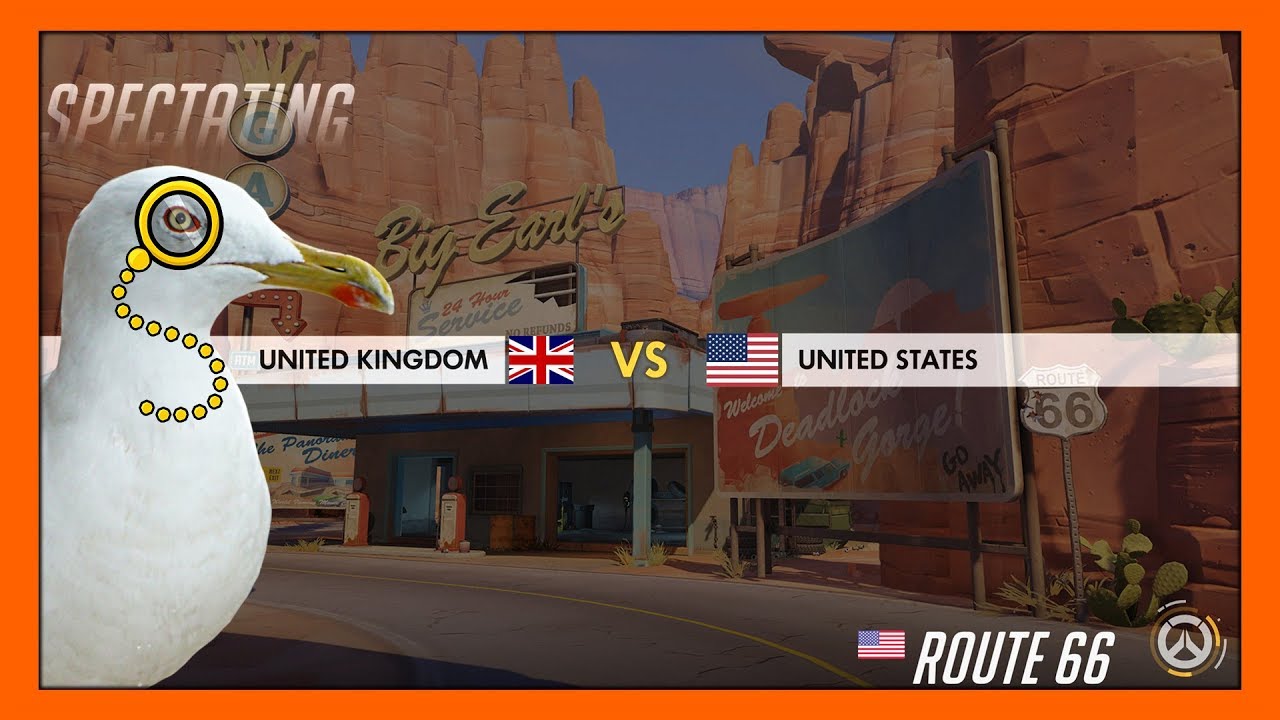 Seagull Analyzing Overwatch World Cup! (USA vs UK)
