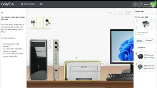 Famous CompTIA A+ 10.1.4 Lab Select and Install a Printer Testout Wealth