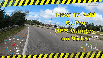 GoPro Hero 8 : Add GPS Data & Gauges on video.