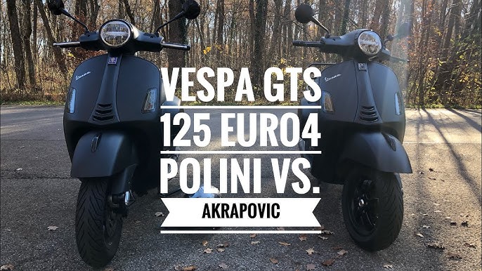 Akrapovic Schalldämpfer VESPA GTS 125