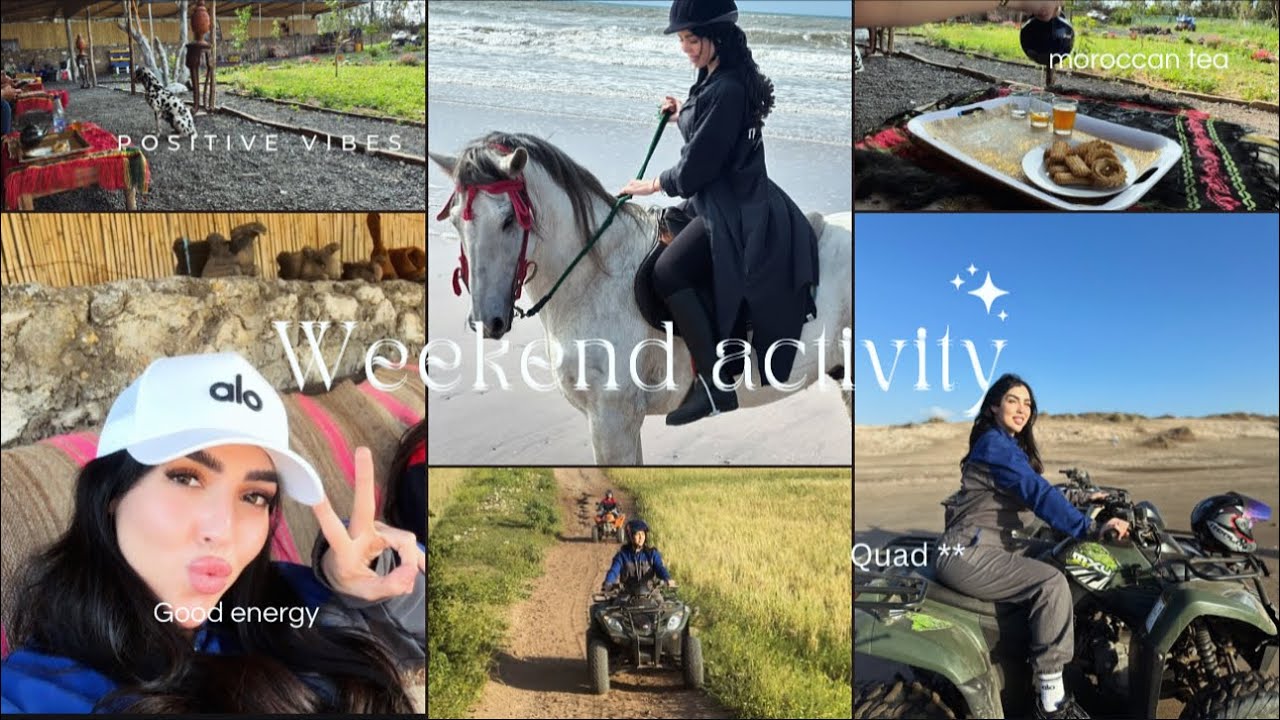 Weekend activity ⛳️DETOX|🐎دوزنا👭🏻 احسن نهار😍 خالي من الطاقة السلبية ⛰️و روتين