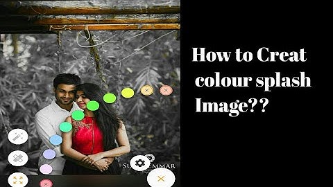 How to create colour splash image/ colour splash  apk download/ best colour splash app/TrenTechtamil