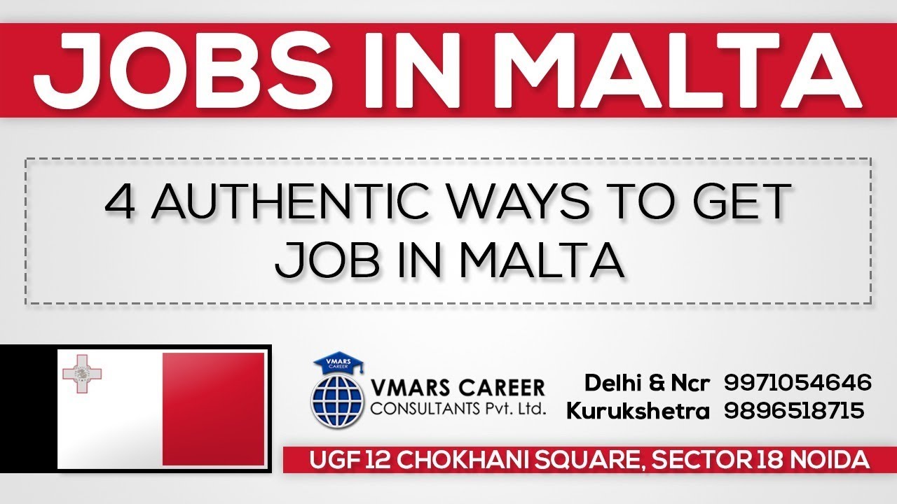 JOBS in Malta | 4 Authentic ways | Jobs in Malta for Foreigners | Jobs