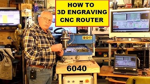 6040 CNC Router 3D metal engraving HOW TO