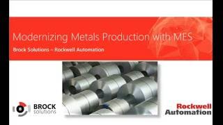 Modernizing Metals Production with MES webinar