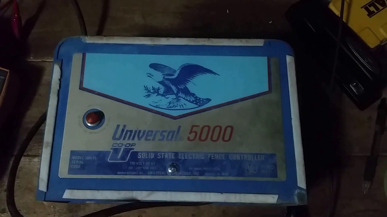 Universal 5000 Electric Fence Controller YouTube