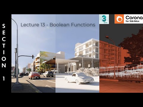 3ds Max 2023 Boolean Functions Tutorial | Clean Geometry with ProBoolean & Boolean Modifier