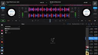 Mezclando musica con inteligencia artificial incorporada a DJaY PRO 5 , funcion crossfader FX