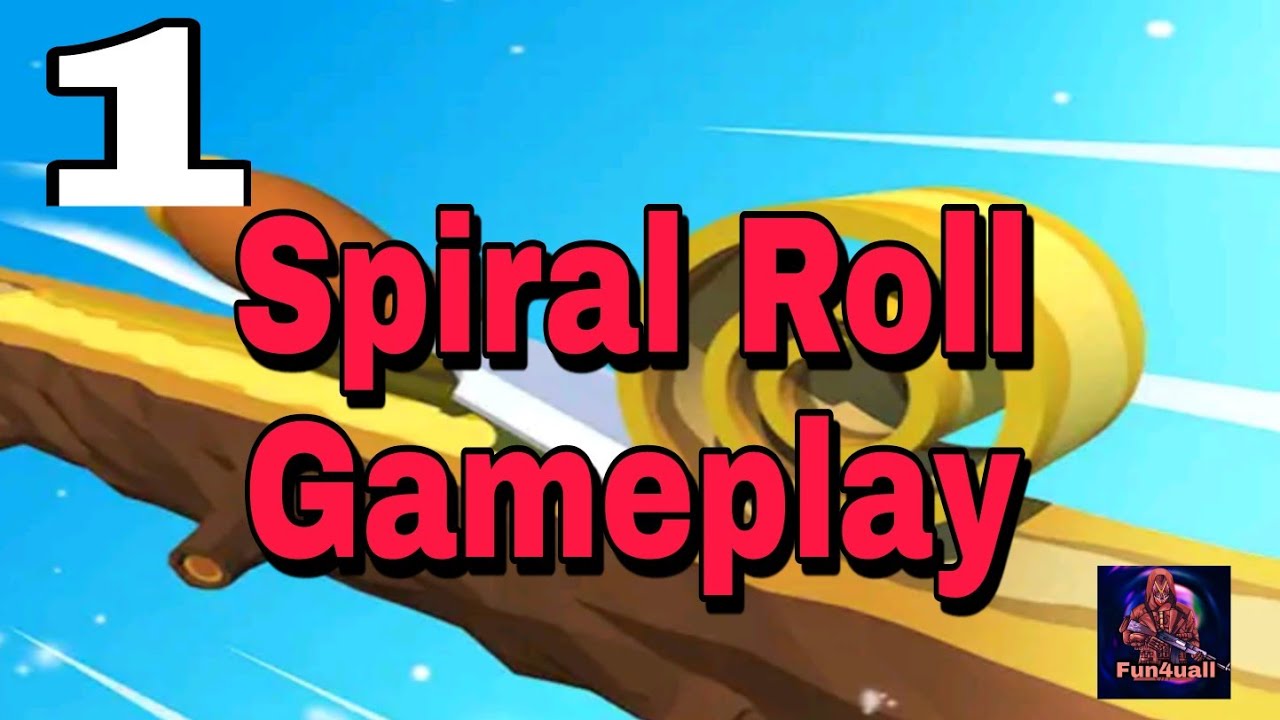 spiral roll gameplay || casual arcade game by voodoo ||