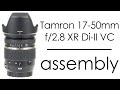 Tamron 17-50mm f/2.8 XR Di II VC lens assembly