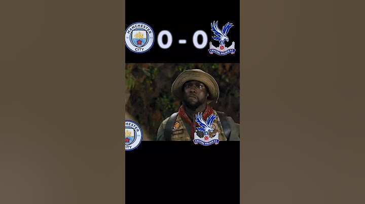 Premier League 24/25 Matchday Man City vs Crystal Palace Goal and Highlights Meme 😂