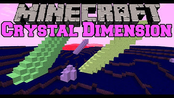 Minecraft Mod Showcase - Crystal Dimension Mod - Mod Review