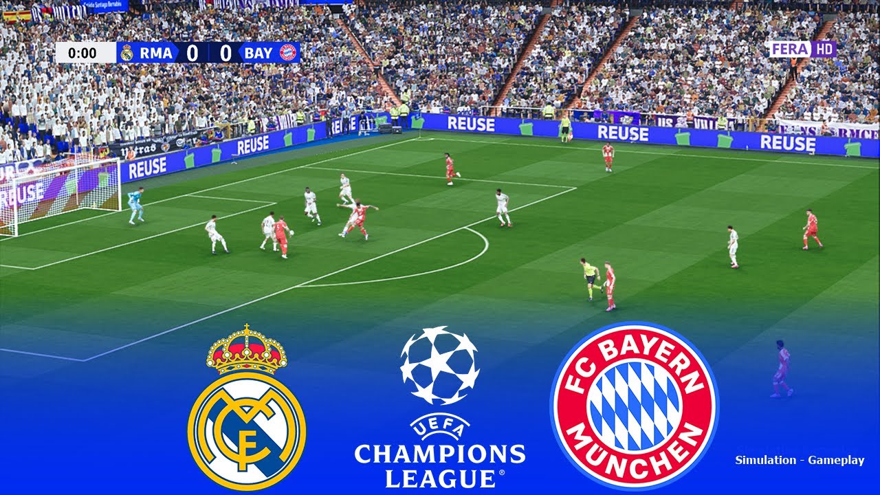 REAL MADRID vs BAYERN MUNCHEN Live | UEFA Champions League 2026 UCL ...
