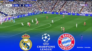REAL MADRID vs BAYERN MUNCHEN Live | UEFA Champions League 2026 UCL | Simulation PES 2021 Gameplay