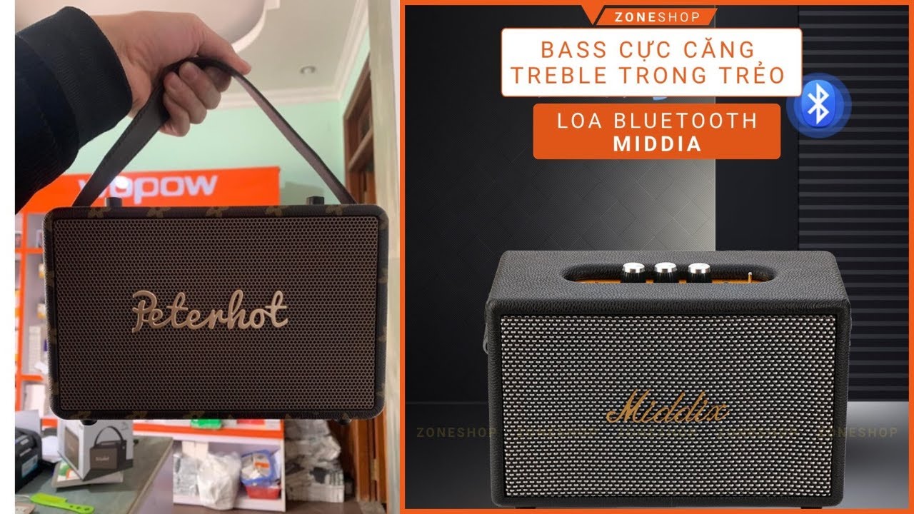 HÀNG CAO CẤPLoa Bluetooth Peterhot A105 Âm Thanh Siêu Đỉnh Tích Hợp Cổng Micro 6.5 Karaok Micro - YouTube