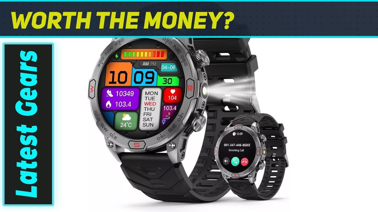 SGNICS KC86 Smartwatch: The Best Outdoor Smartwatch with AMOLED & Flashlight