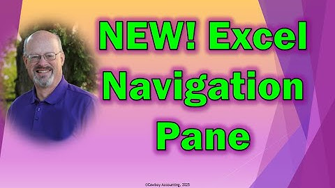 Excel Navigation Pane Tutorial | Navigate Worksheets Fast