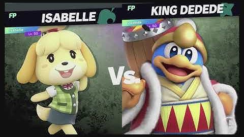 Super Smash Bros Ultimate Amiibo Fights – 9pm Poll Isabelle vs Dedede