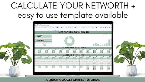 Track Your Wealth Like a Pro: Create a Net Worth Dashboard with Me + Template