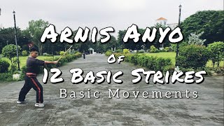 Arnis Anyo of 12 Basic Strikes (Forms) | Arnis Anyo