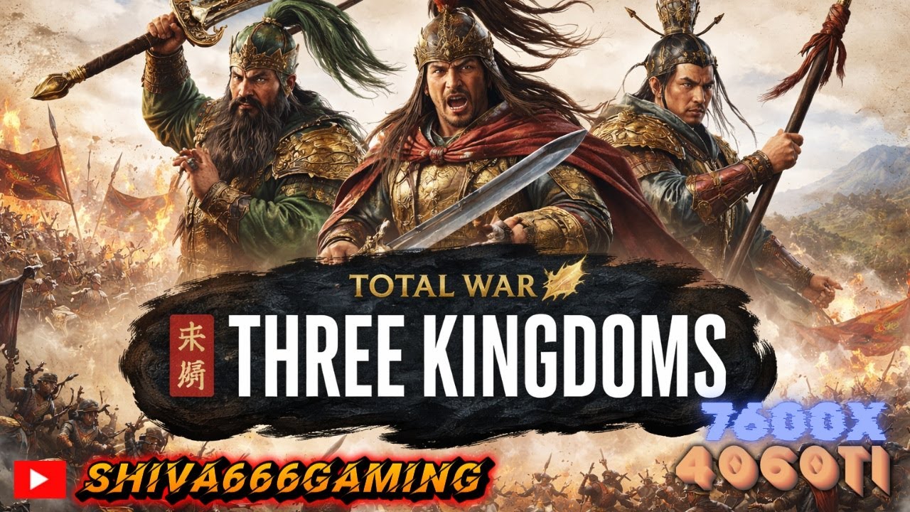 Almost an hour & a half of "Total War : THREE KINGDOMS" - No commentary