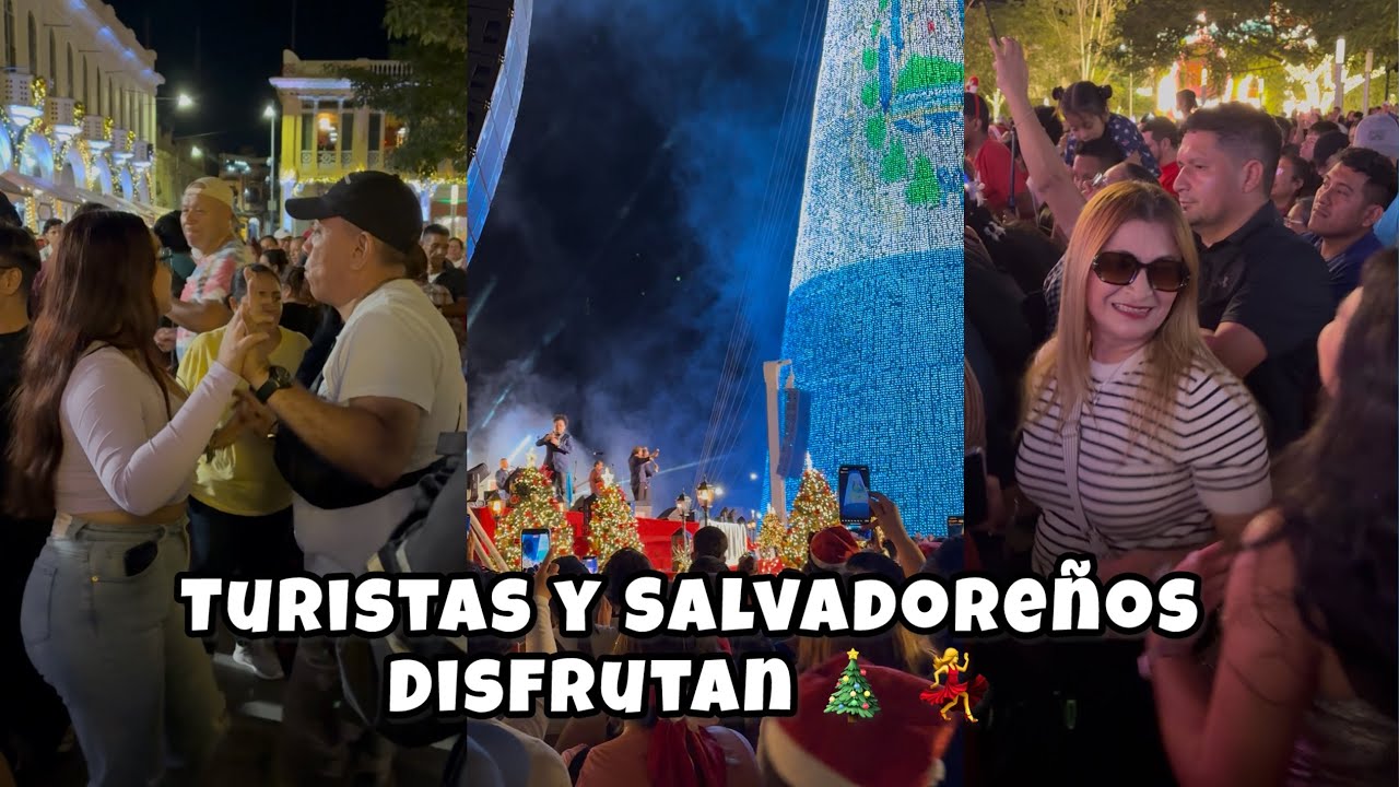 Gran show de Los hermanos flores en la villa navideña de El Salvador 🇸🇻🥳 