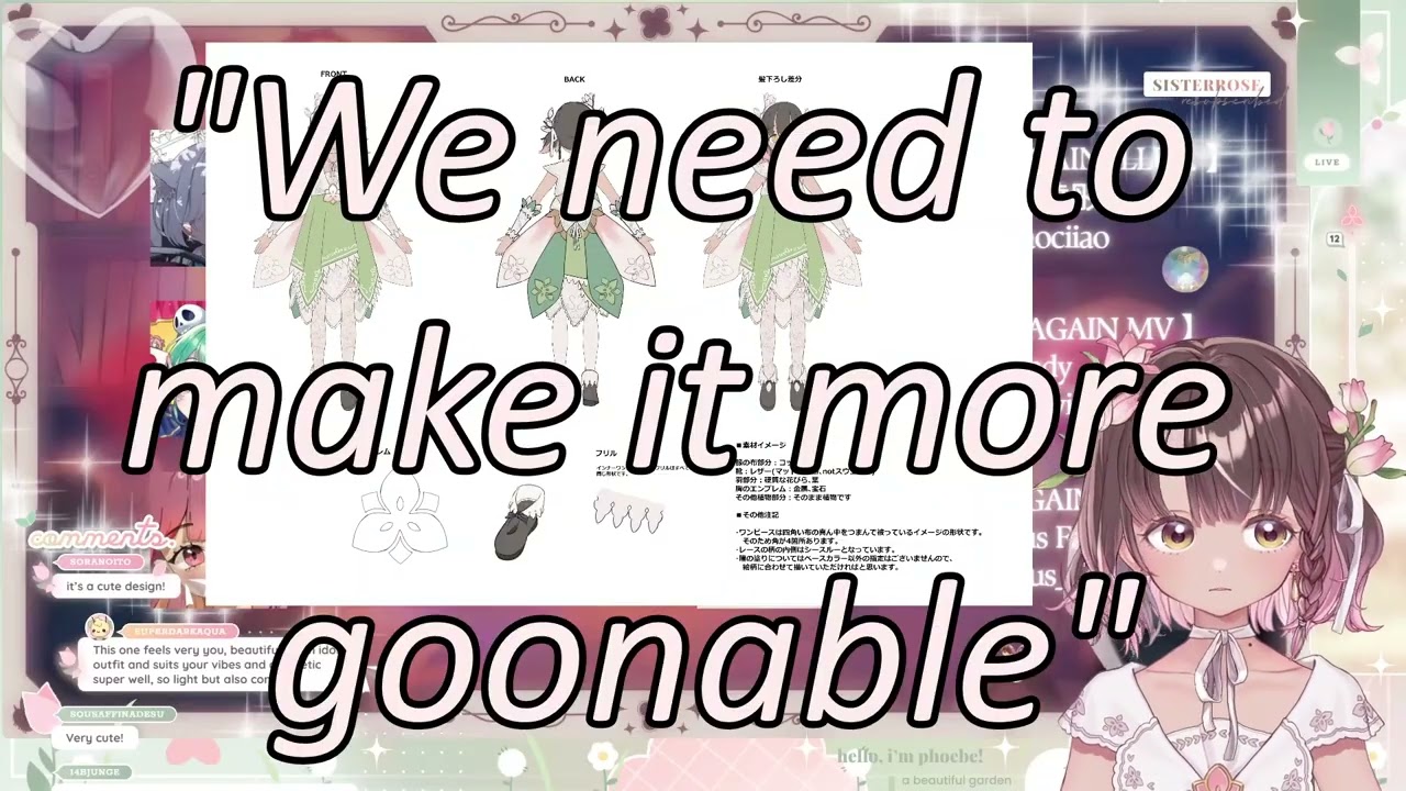 (Phoebe Chan) VShojo when the VTuber is modest;