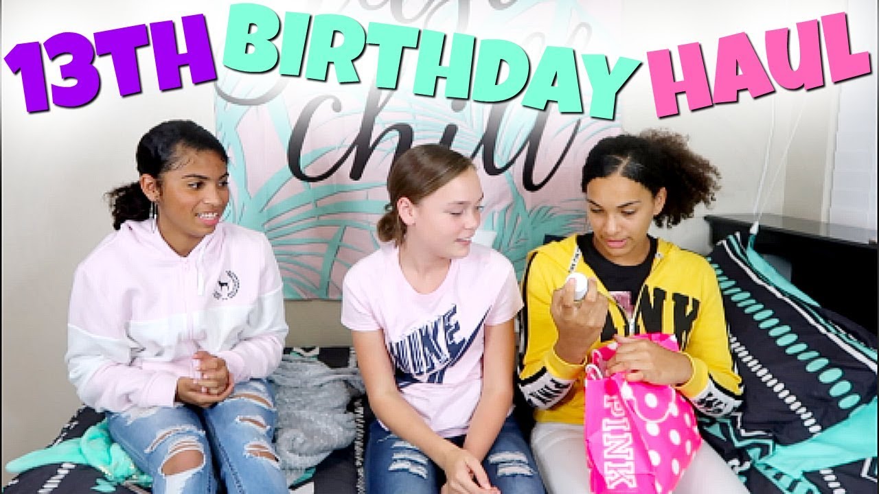 $520 13TH BIRTHDAY SHOPPING SPREE HAUL! PINK, HOLLISTER, FOREVER 21, AMERICAN EAGLE + MORE!