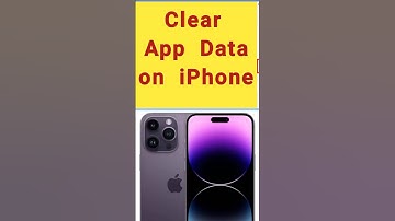 how to clear app data on iphone | how to clear cache on iphone #iphone #youtubeshorts