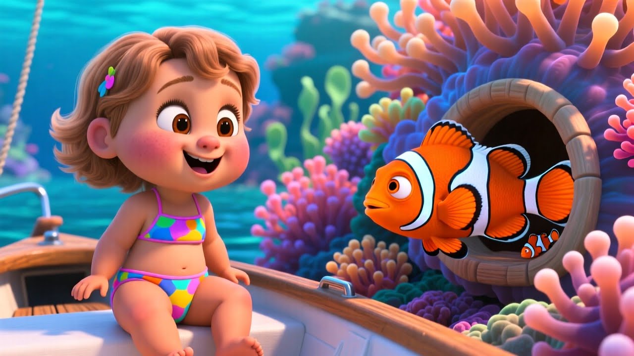 Coral Reef Baby Friends 🐠🌊 | Learn Sea Animals for Kids | Fun Preschool Educational Video