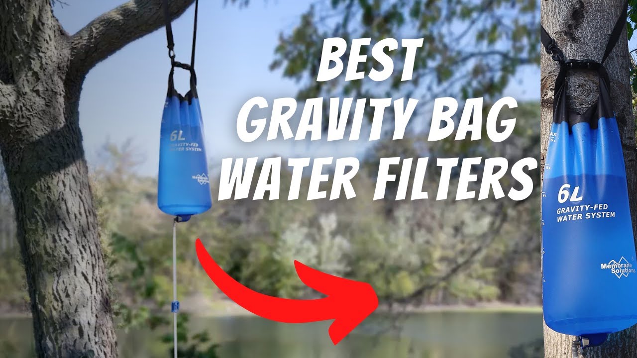 Waterdrop Gravity Water Filter Straw, Camping Water Filtration System,  Water Purifier Survival for Travel, Backpacking and Emergency Preparedness,  1.5 gal Bag, 0.1 Micron, 5 Stage Filtration, Blue Gravity Water Filter  Straw/1