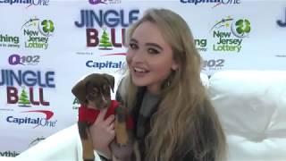 Sabrina Carpenter reflects on 2017 at Q102 Jingle Ball (Interview)